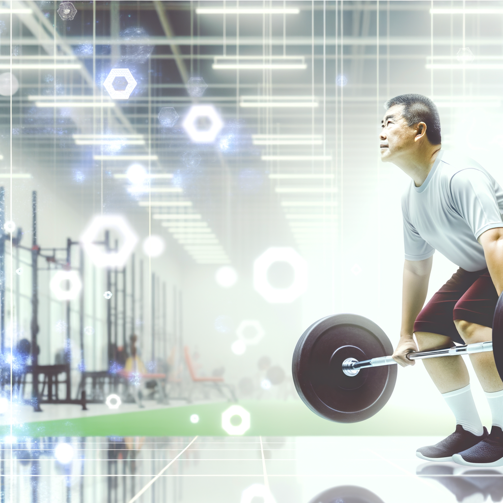 Person lifting weights for longevity