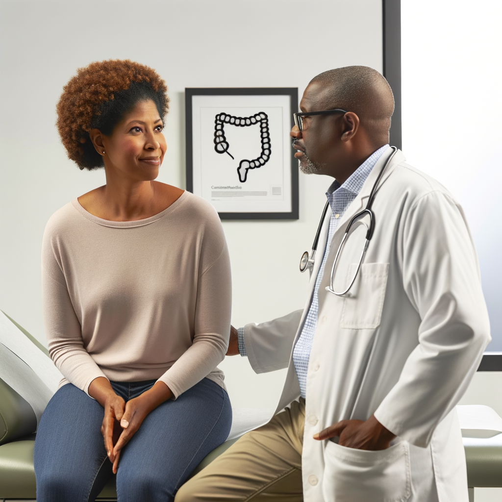 Doctor consulting with a patient in a clinic.