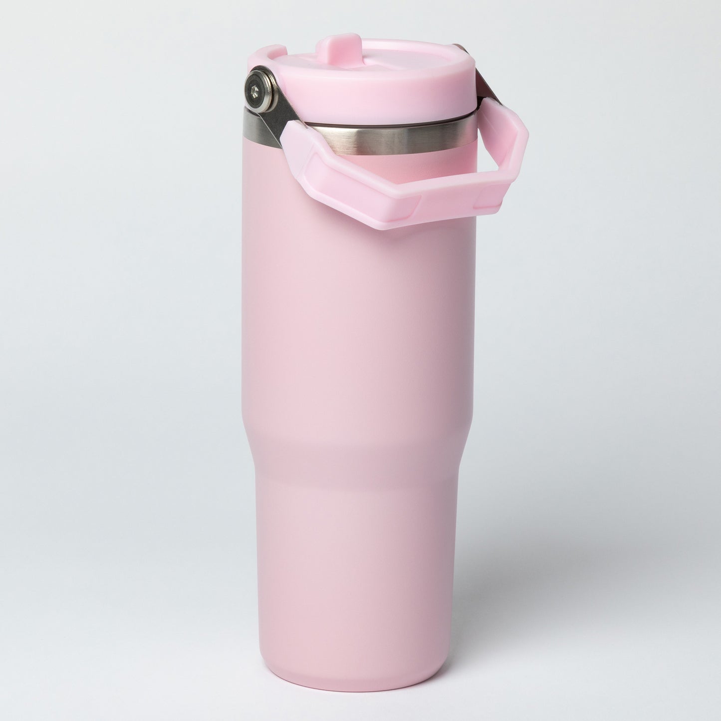 Paw Print Stainless Steel Tumbler with Flip Straw - 30 oz