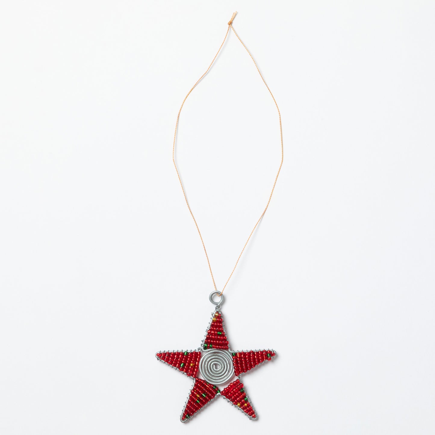 Charming Hand-Beaded Ornament