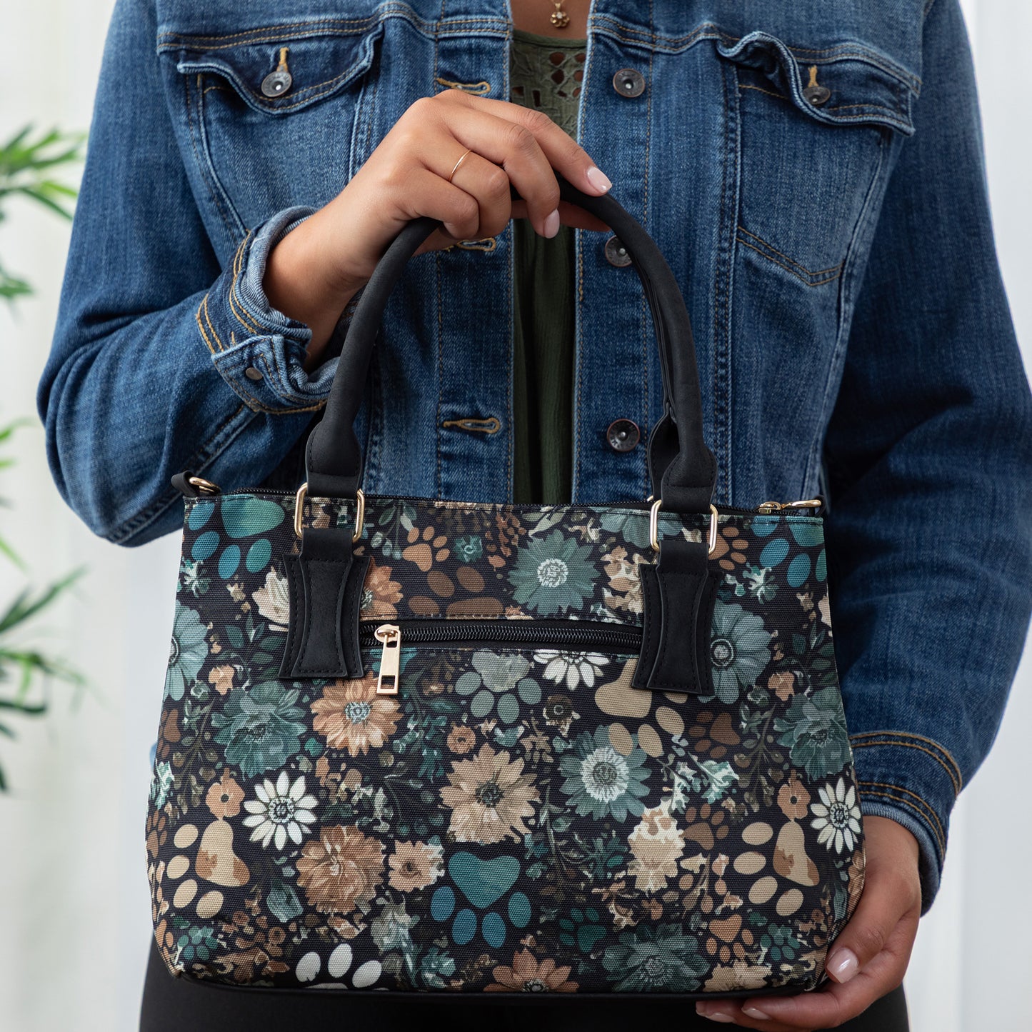 Beautiful Paws Canvas Purse