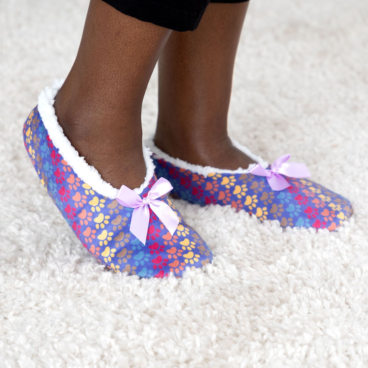 Super Cozy™ Pawsitively Adorable Paw Slippers