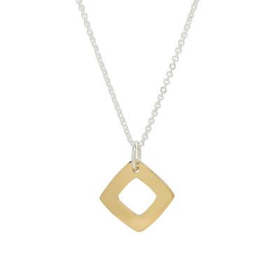 Diamond Gold-Plated Necklace