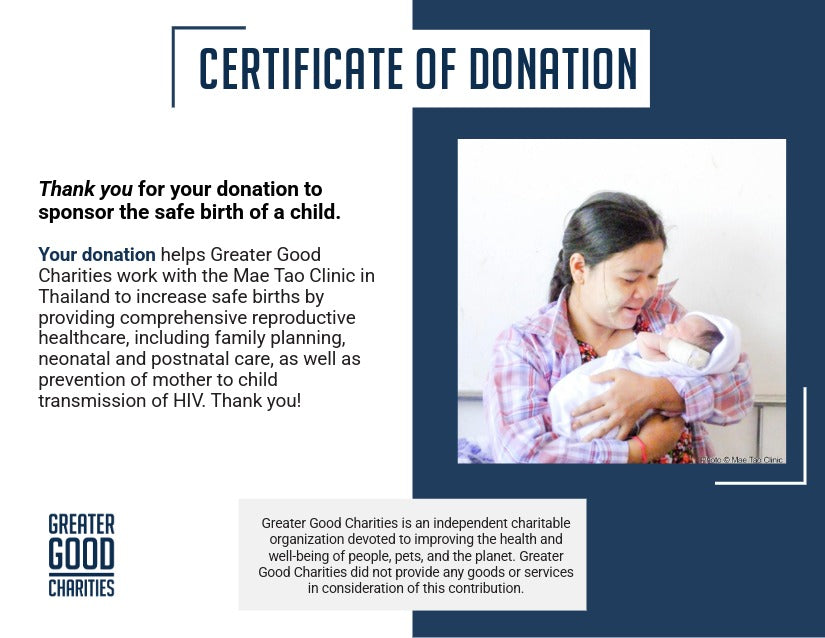 A Safe Start: Sponsor a Safe Birth for a Mother & Baby