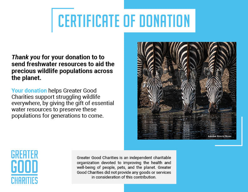 Provide Life-Saving Water to Wildlife Around the World