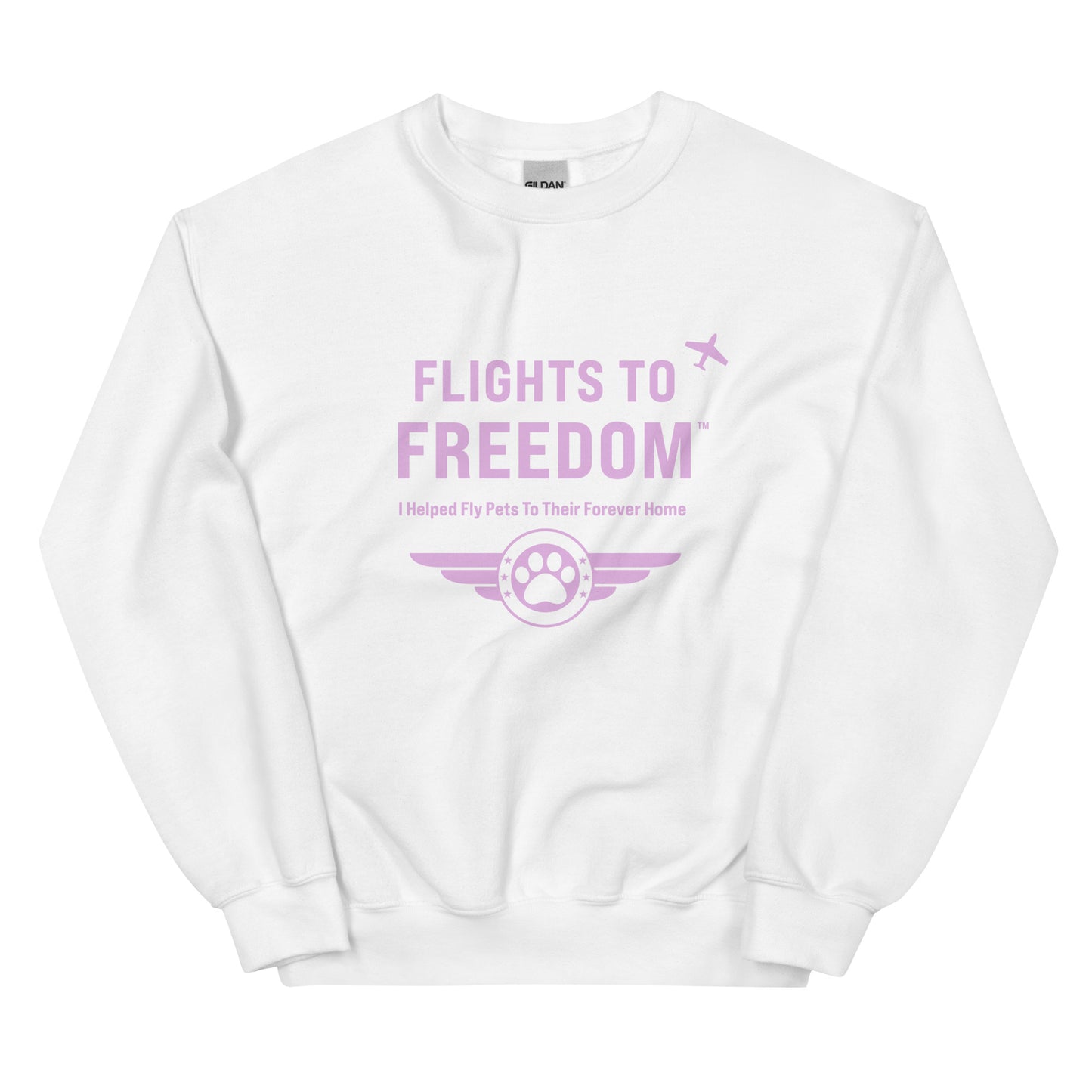 Flights to Freedom For Pets Crewneck Sweatshirt