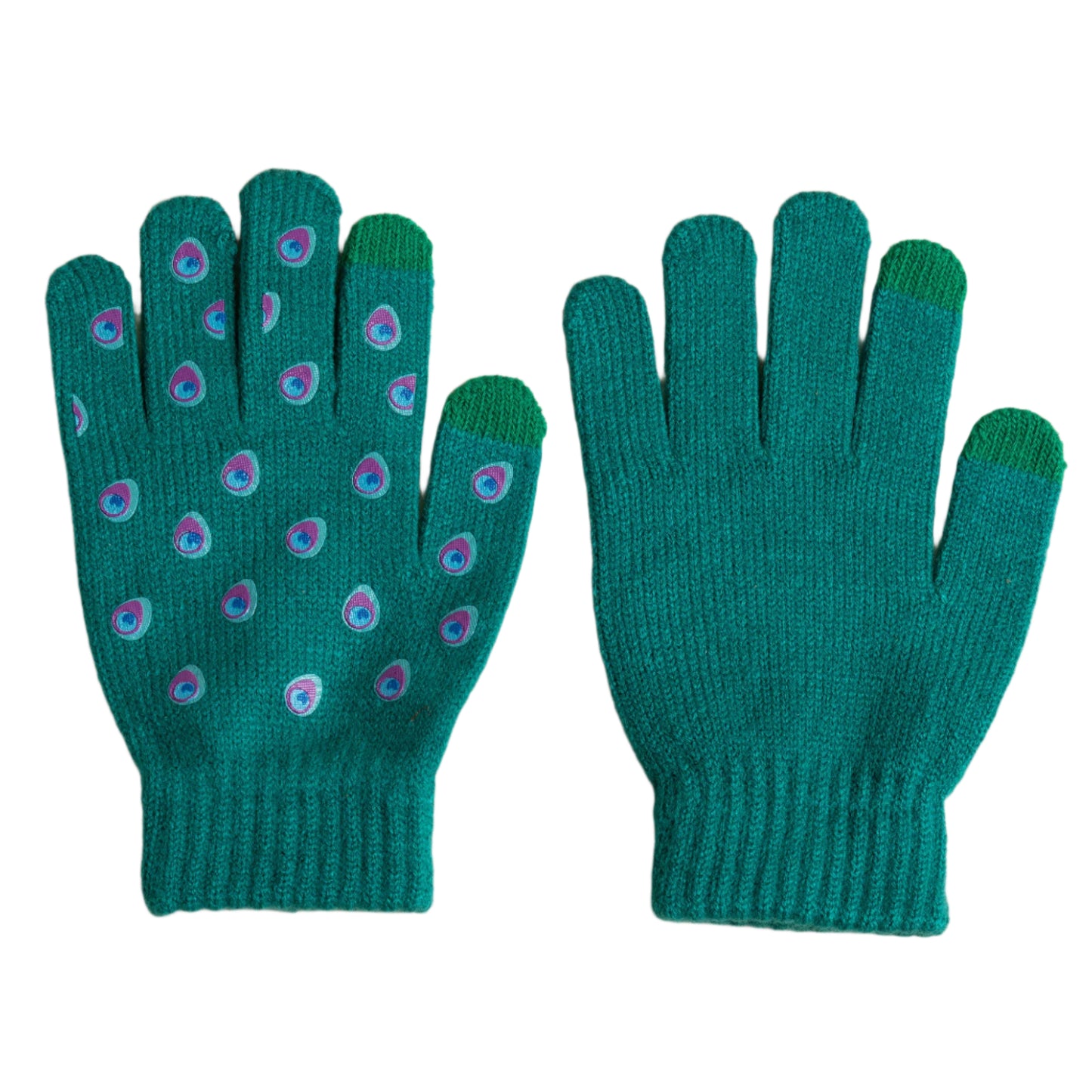 Peacock Print Touch Screen Gloves!