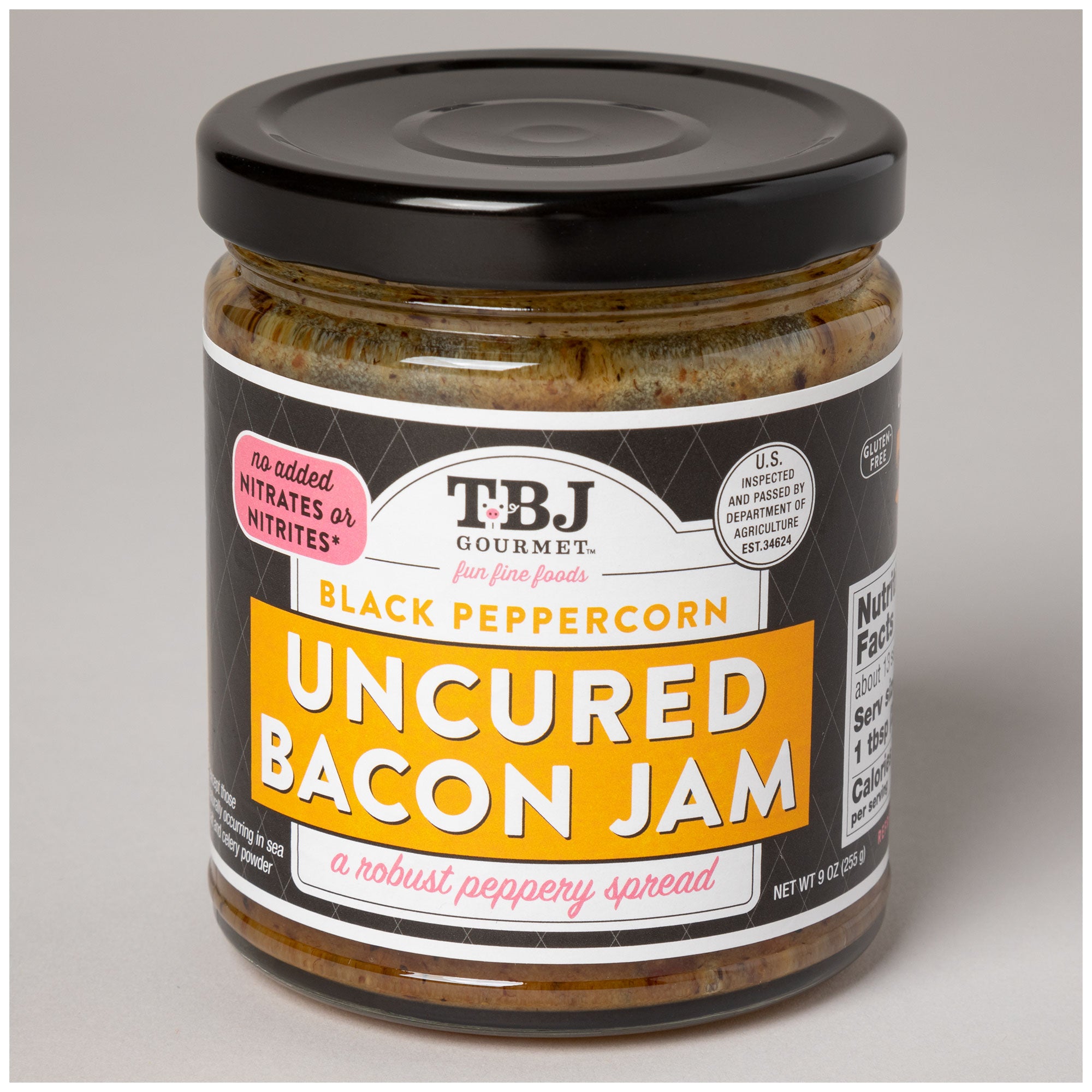 TBJ Gourmet™ Black Peppercorn Uncured Bacon Jam GreaterGood