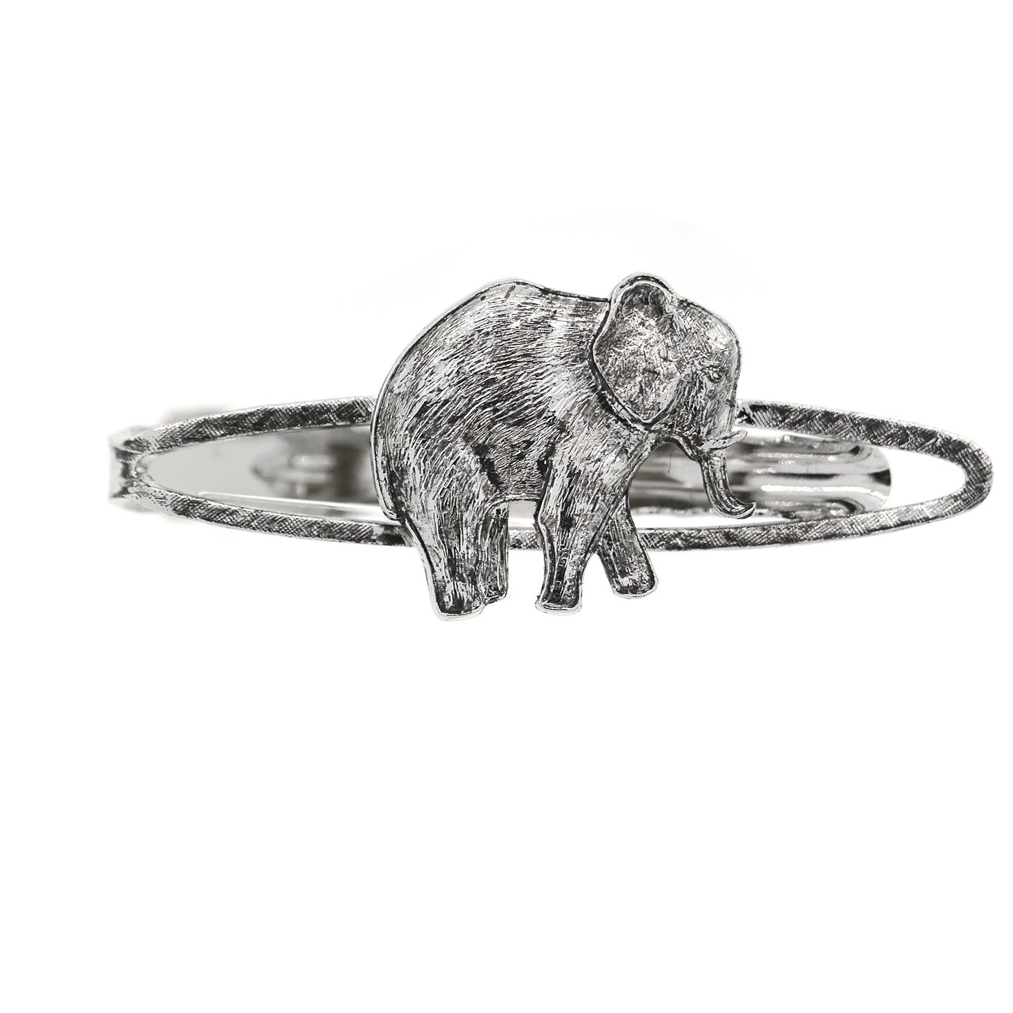 1928 Jewelry® Silver-Tone Elephant Tie Bar Clip