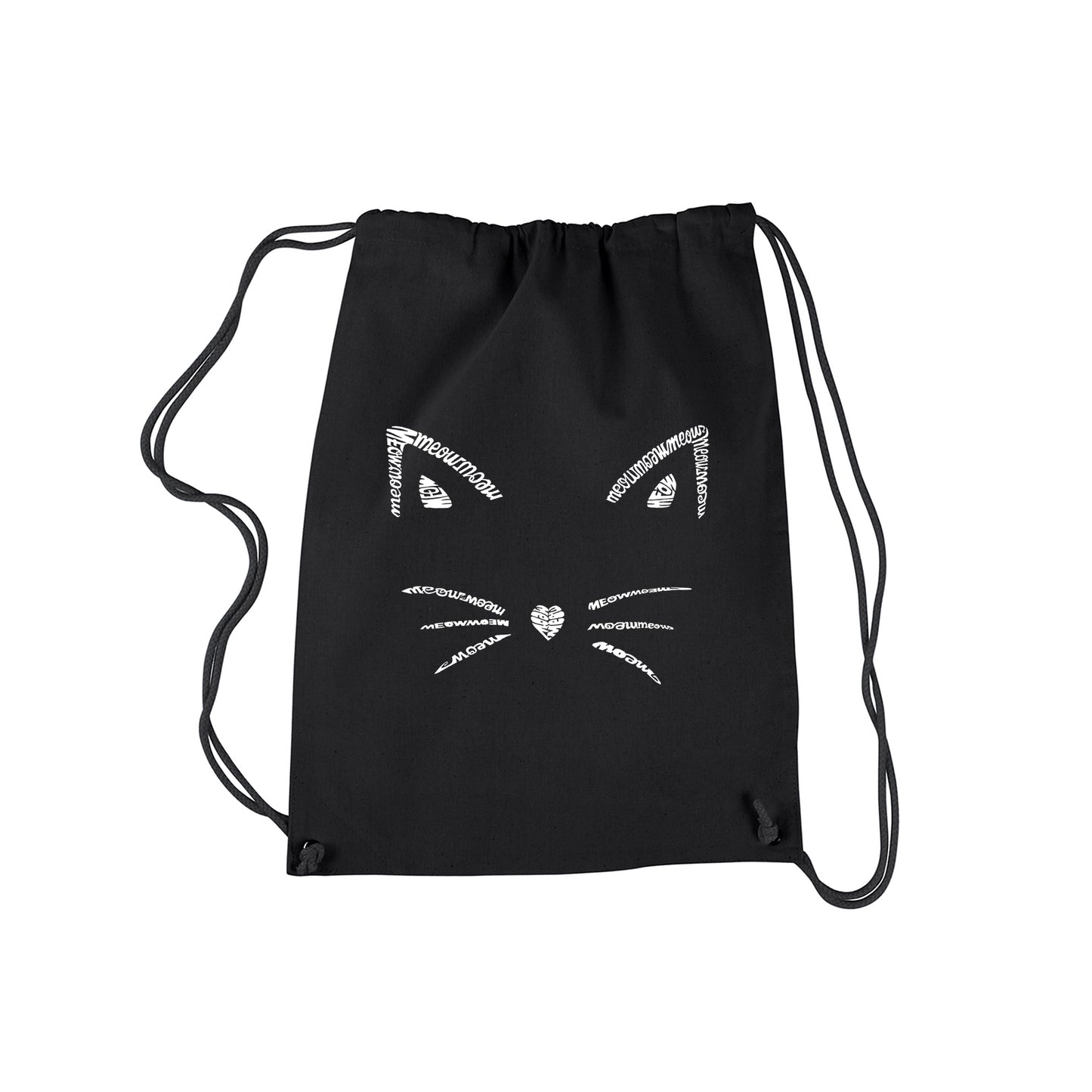Whiskers - Drawstring Backpack