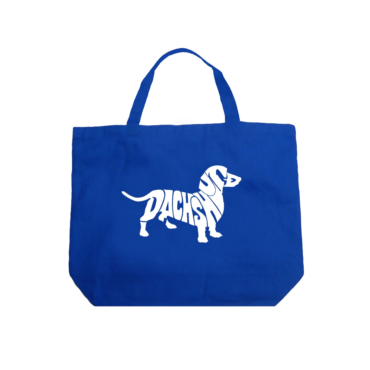 Dachshund - Large Word Art Tote Bag