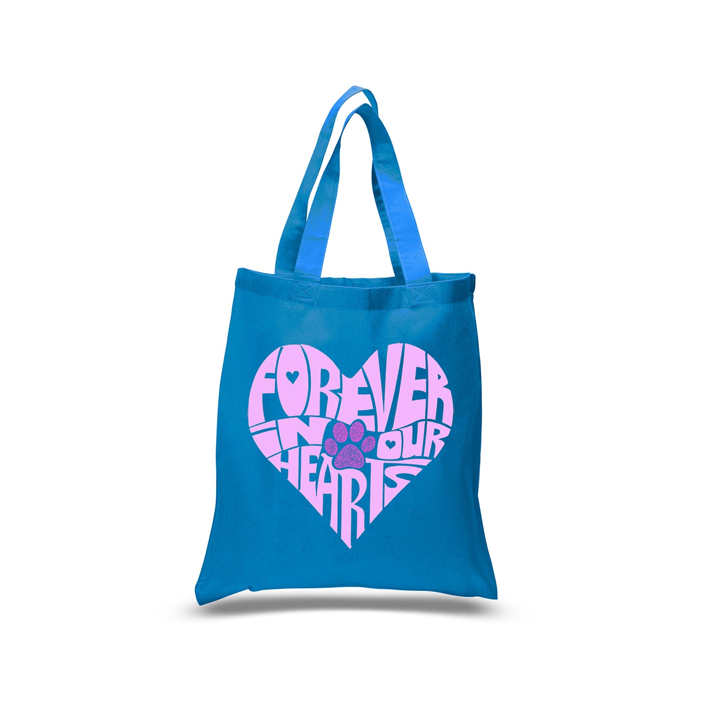 Forever In Our Hearts - Small Word Art Tote Bag