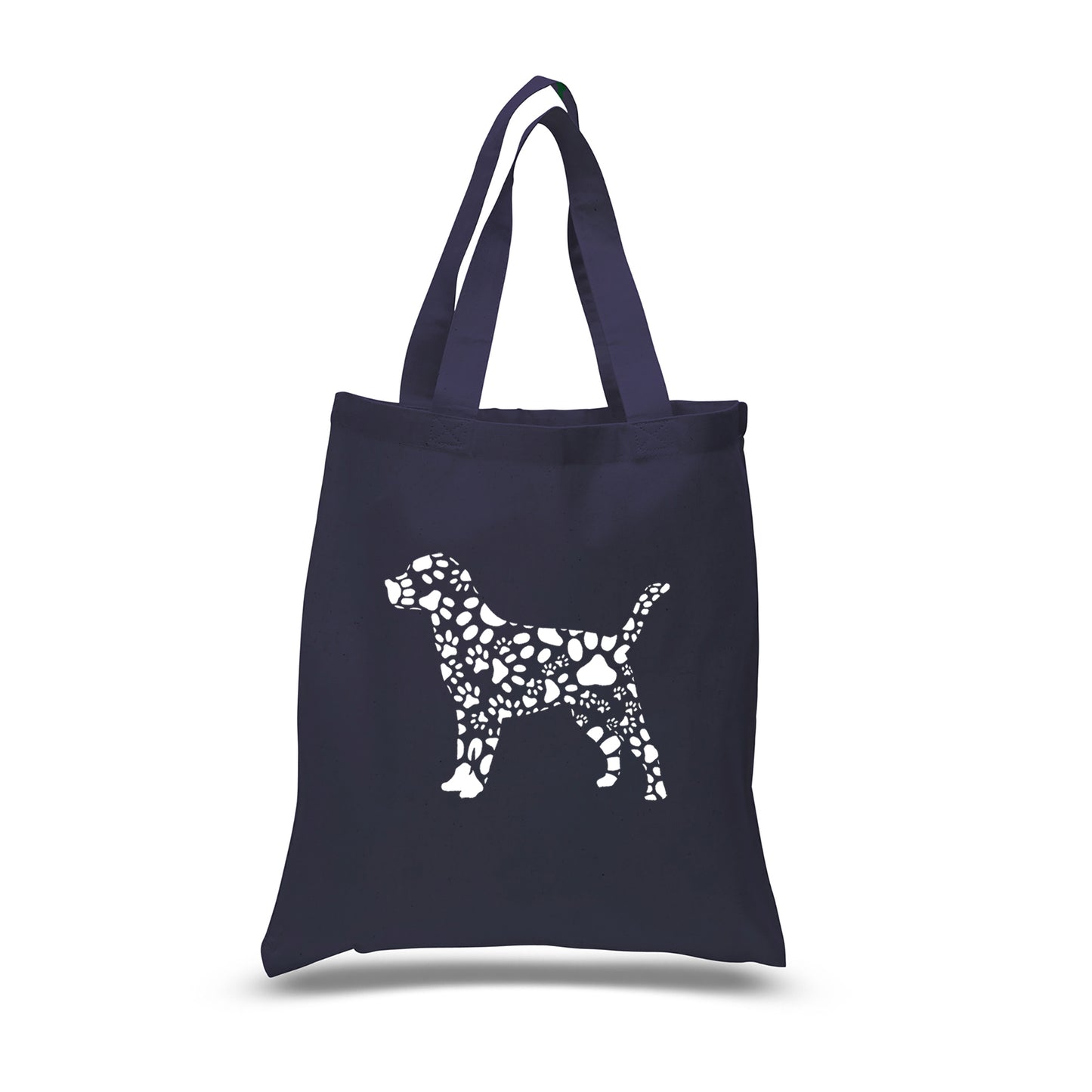 Dog Paw Prints - Small Word Art Tote Bag