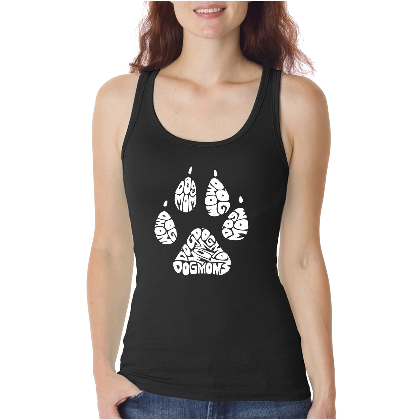Dog Mom - Women's Word Art Tank Top