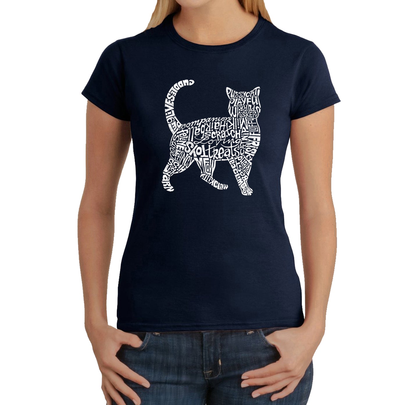 Cat - Women's Word Art T-Shirt
