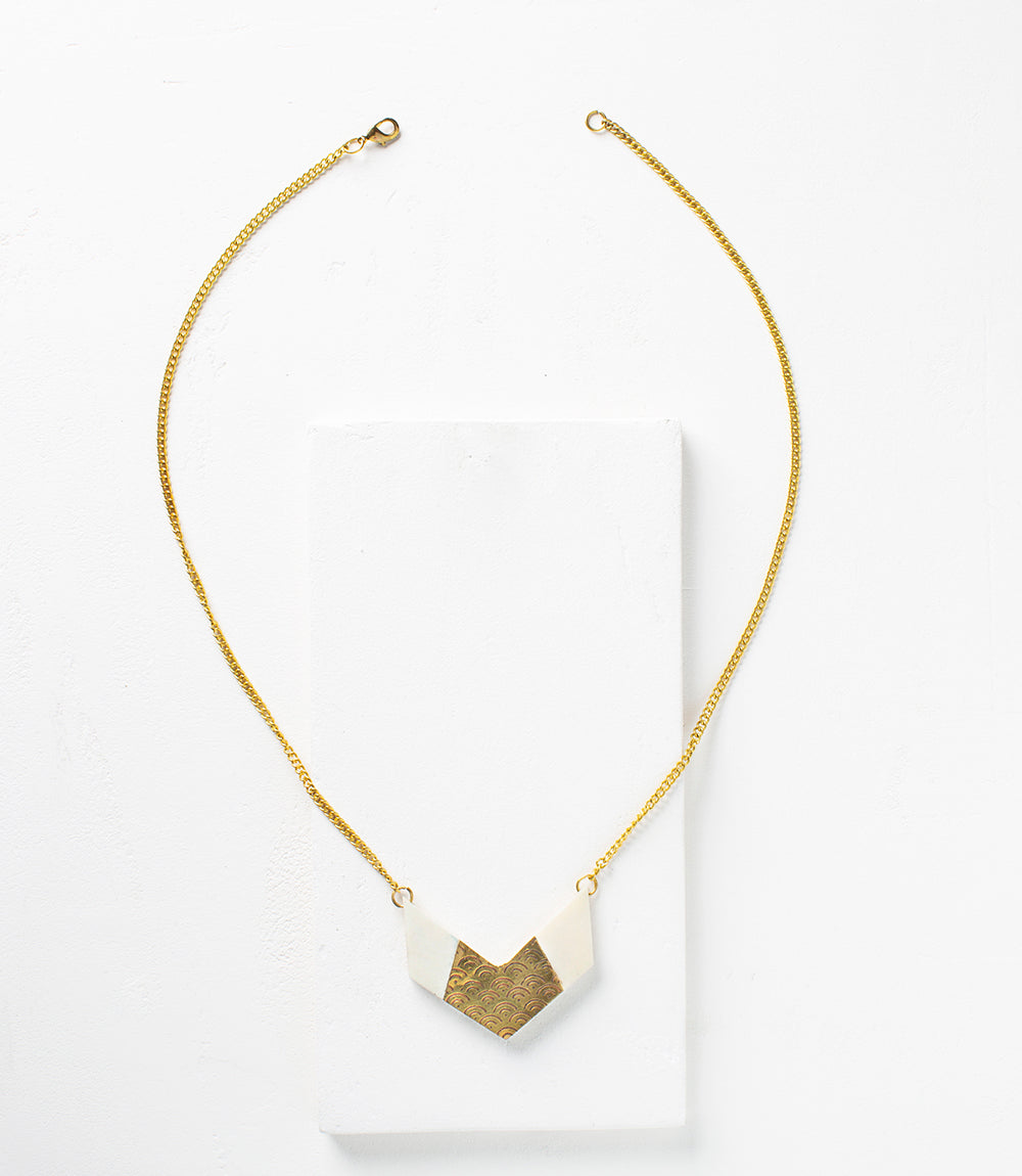 Anika Chevron Necklace