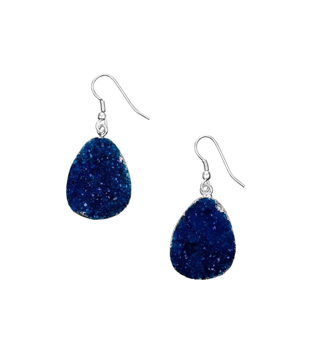 Matr Boomie Rishima Druzy Drop Earrings Greatergood