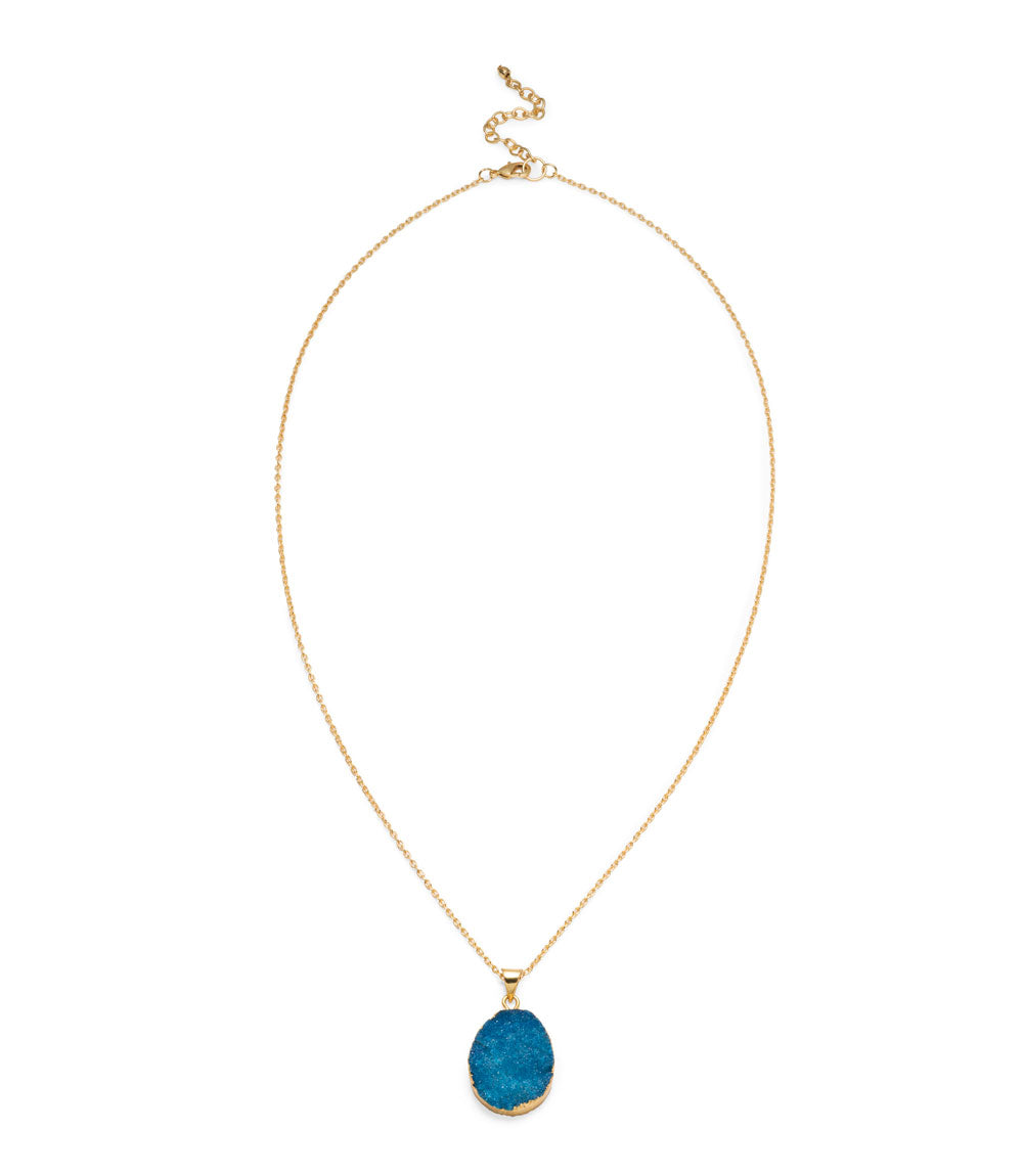 Rishima Druzy Drop Necklace