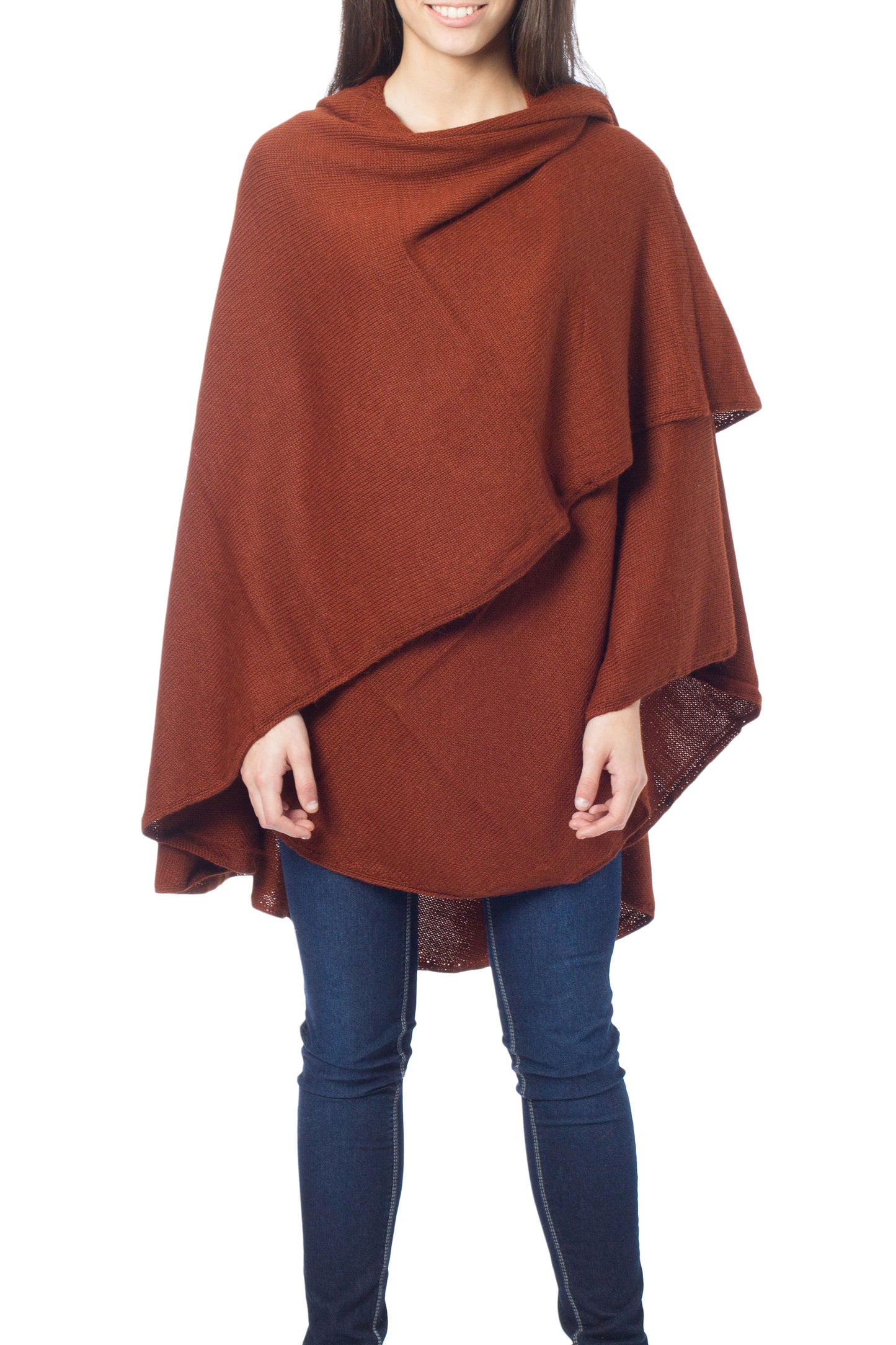 Autumn Russet Alpaca Blend Wrap