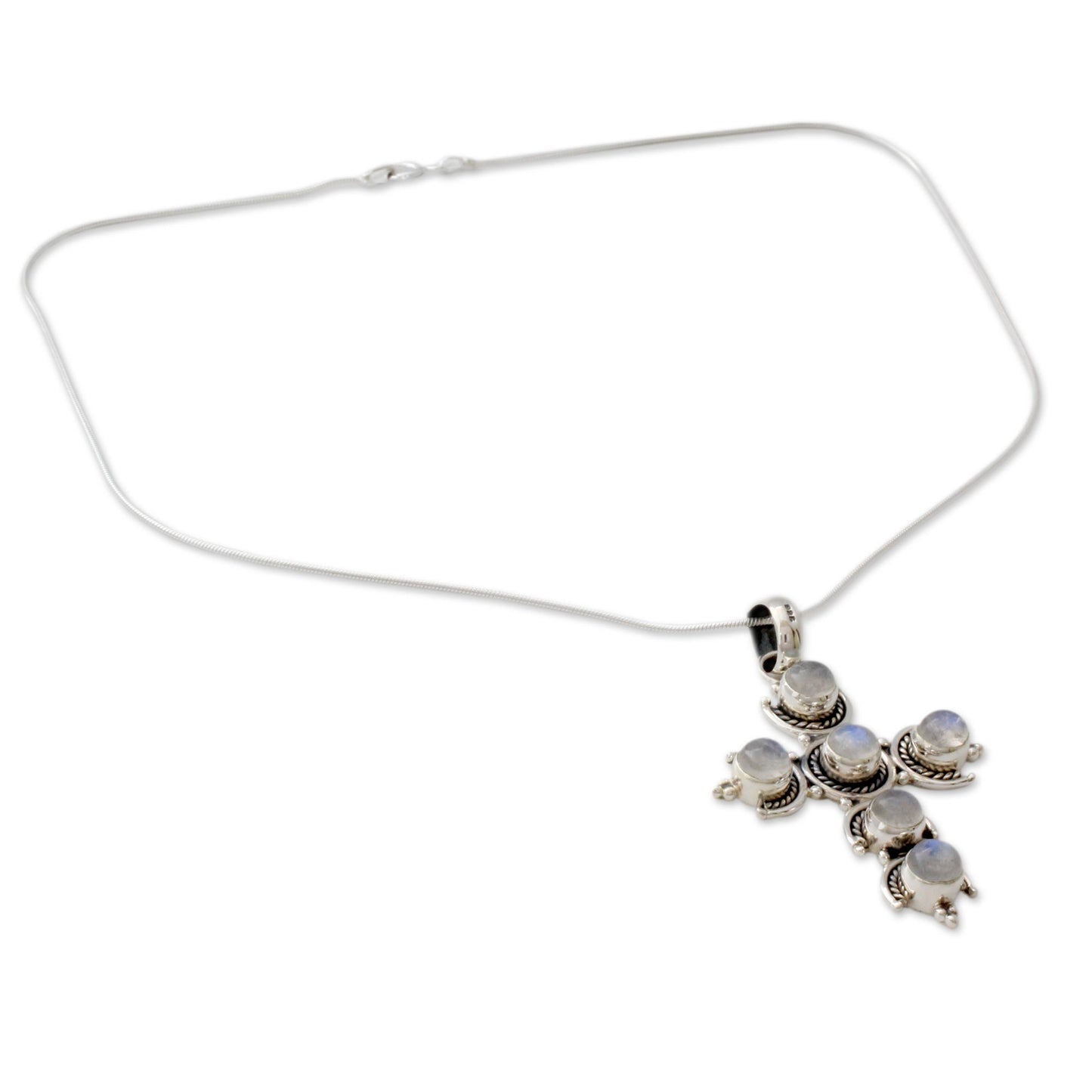 Cross of Purity Sterling Silver Necklace