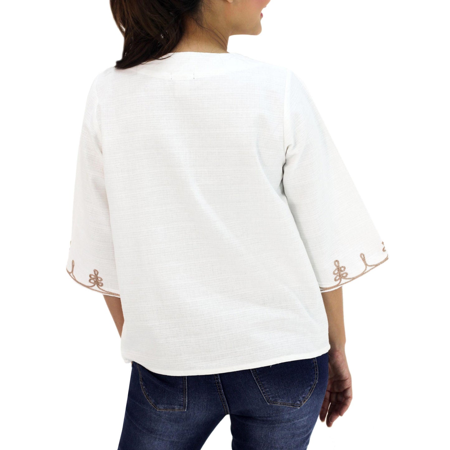 Dance Hand Made Embroidered Cotton Blouse