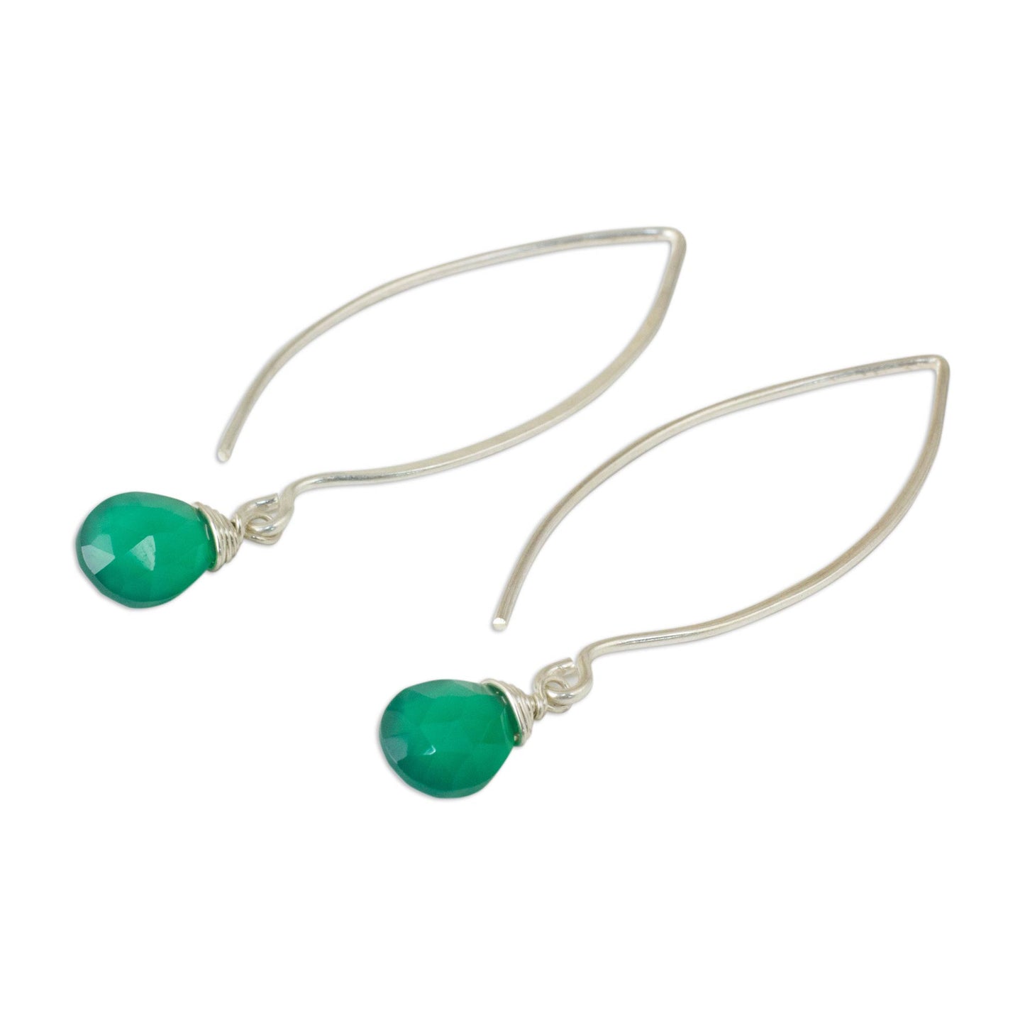 Sublime Chalcedony Sterling Silver Earrings