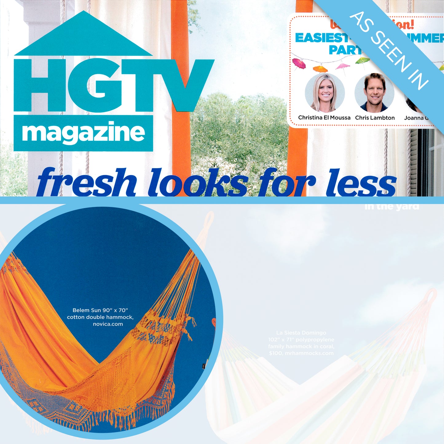 Belem Sun Cotton Hammock from Brazil (Double)