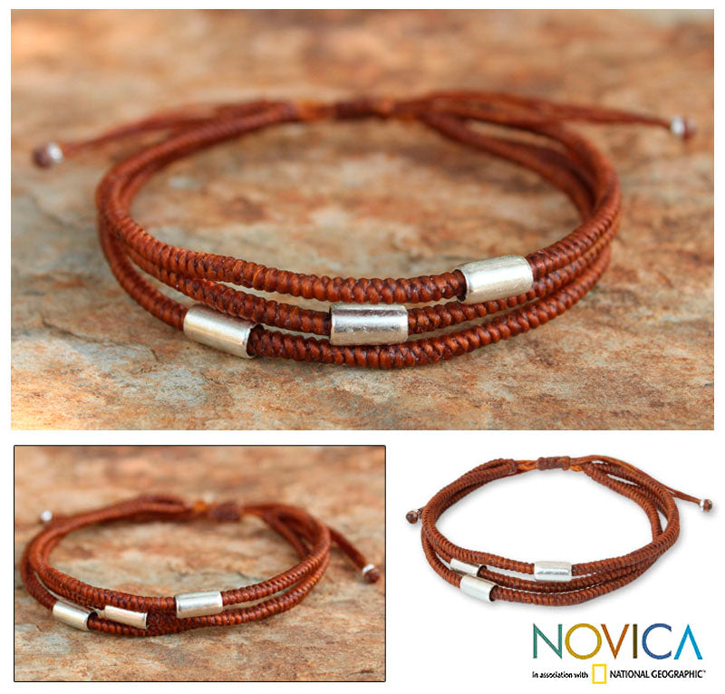 Hill Tribe Friend in Cinnamon Bracelet