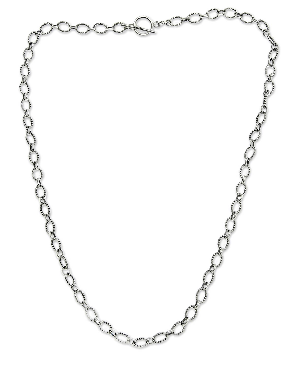 Denpasar Muse Sterling Silver Chain Necklace