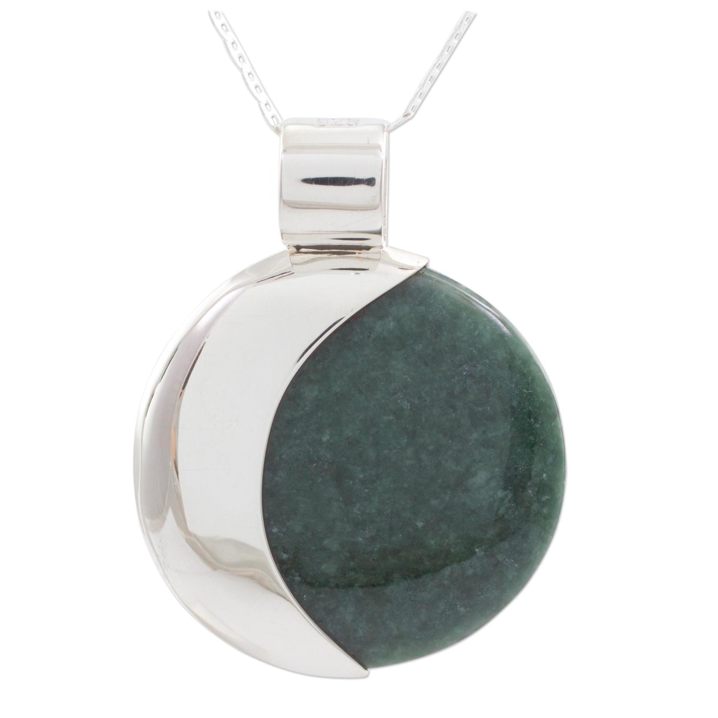 Quetzal Eclipse Sterling Silver Necklace