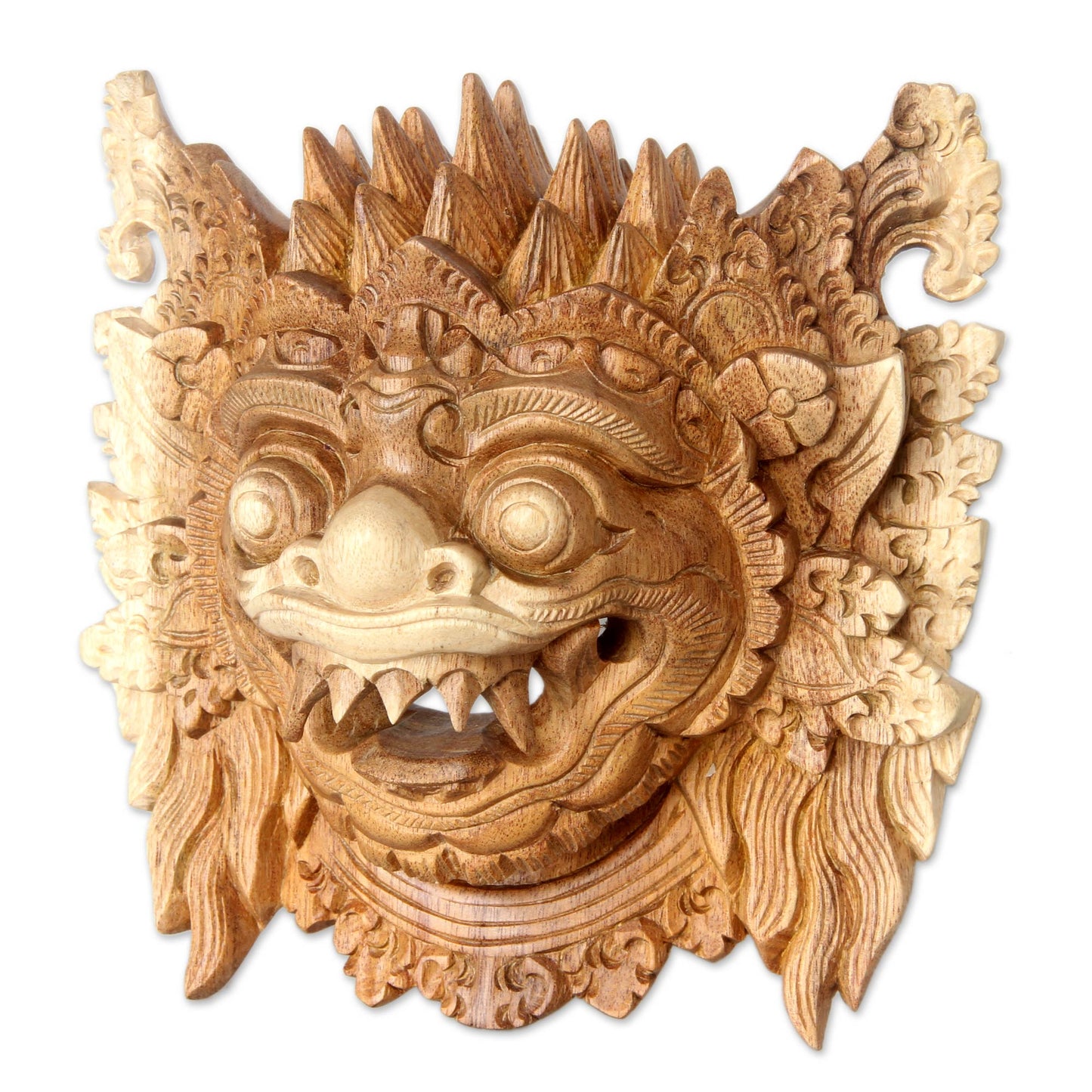 Protective Narashima Lion Hindu Protector Hand Carved Mask