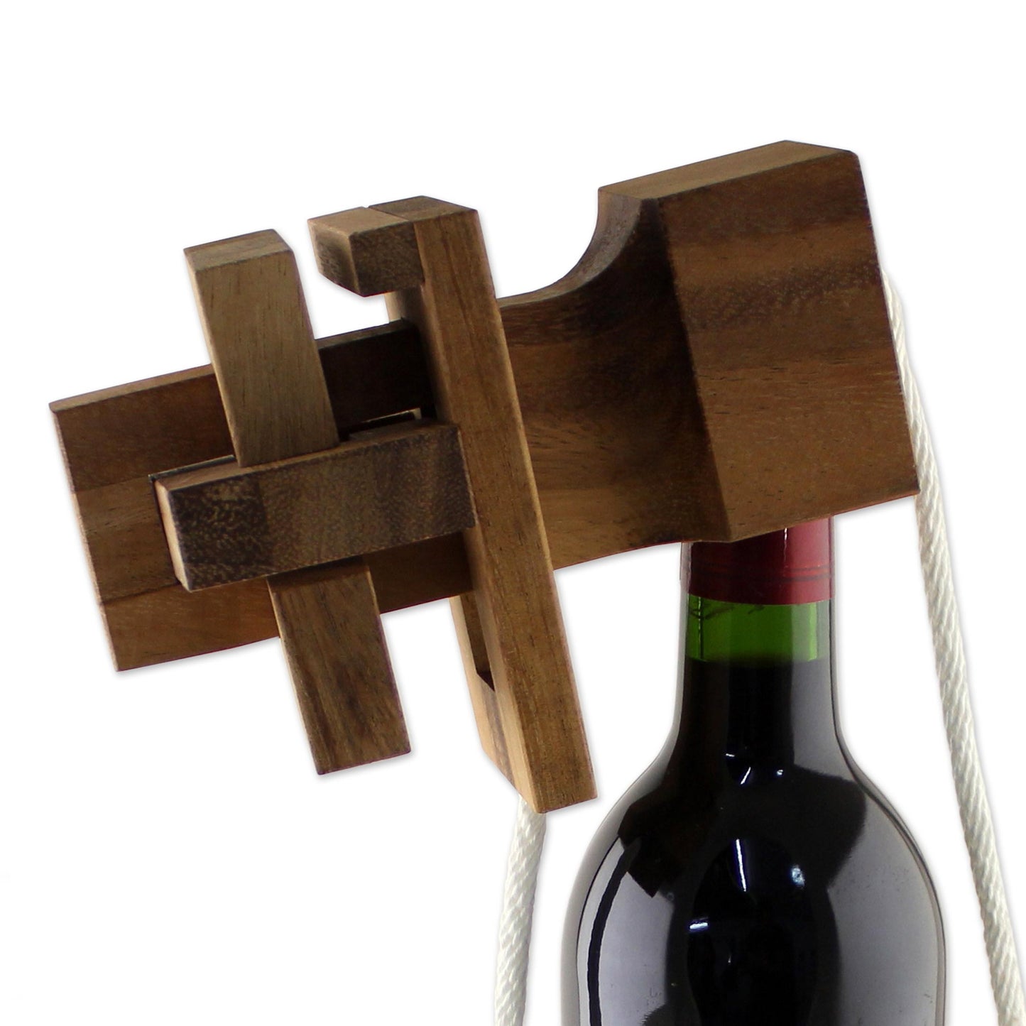 Don't Break It Raintree Wood Bottle Puzzle