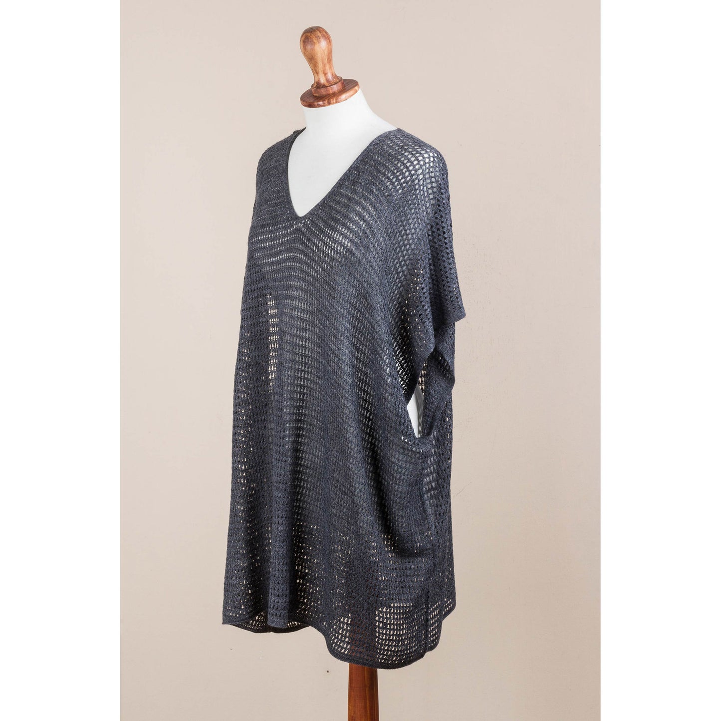 Grey Dreamcatcher Knit Tunic