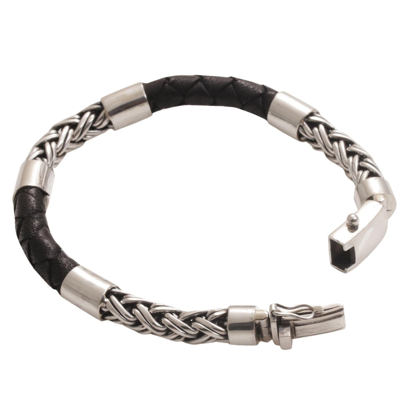 One Strength Leather Bracelet