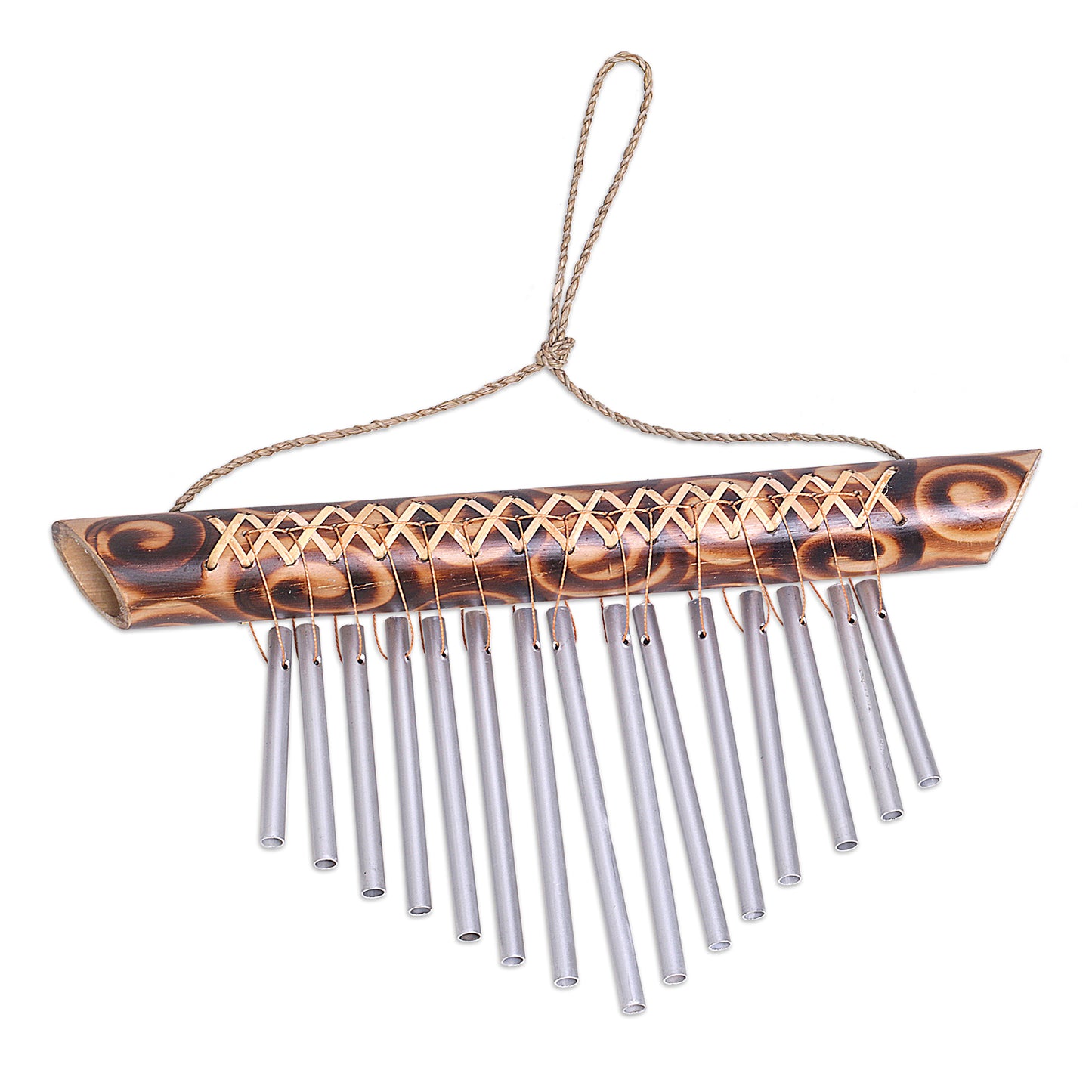 Seaside Dancer Handmade Bamboo Wind Chime from Bali