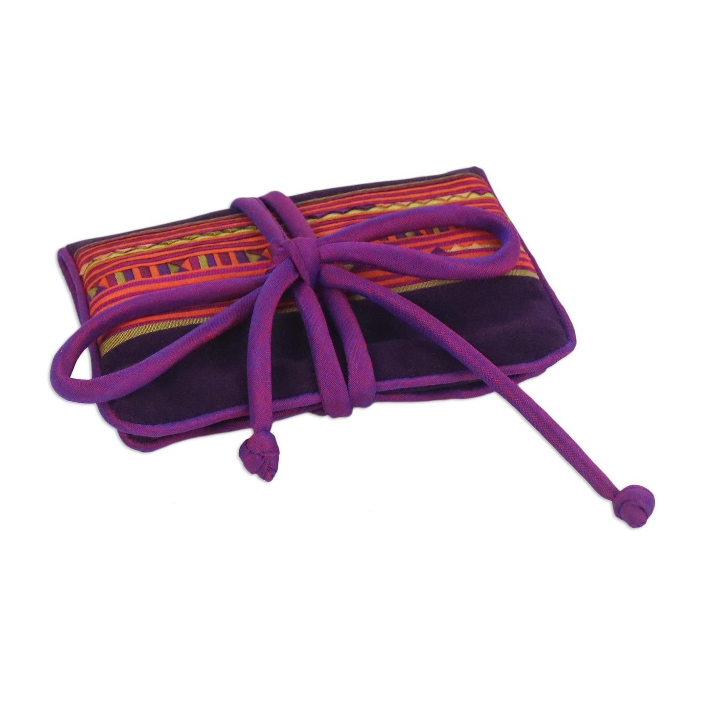 Precious Lisu Hill Tribe Cotton Jewelry Roll