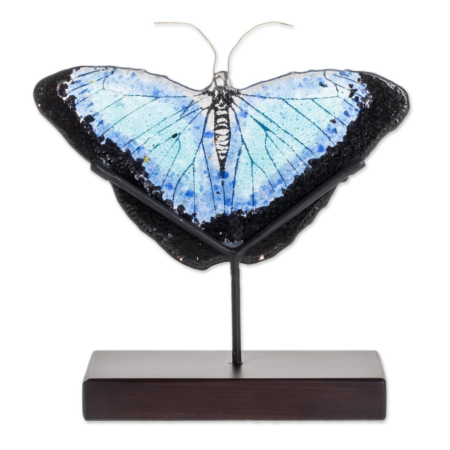 Morpheus Flight Art Glass Morpheus Butterfly Sculpture from El Salvador