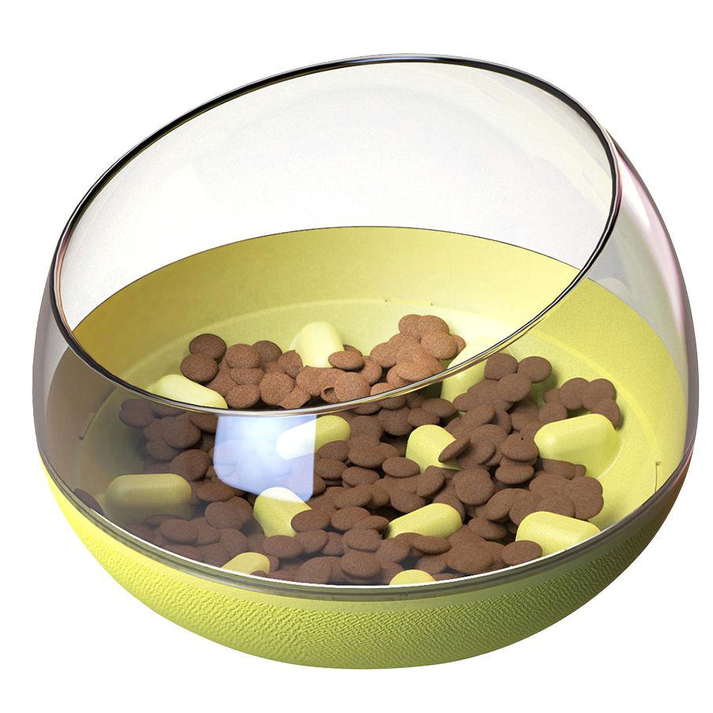 Pet Life® Tumbowl Slow Feeding Pet Bowl