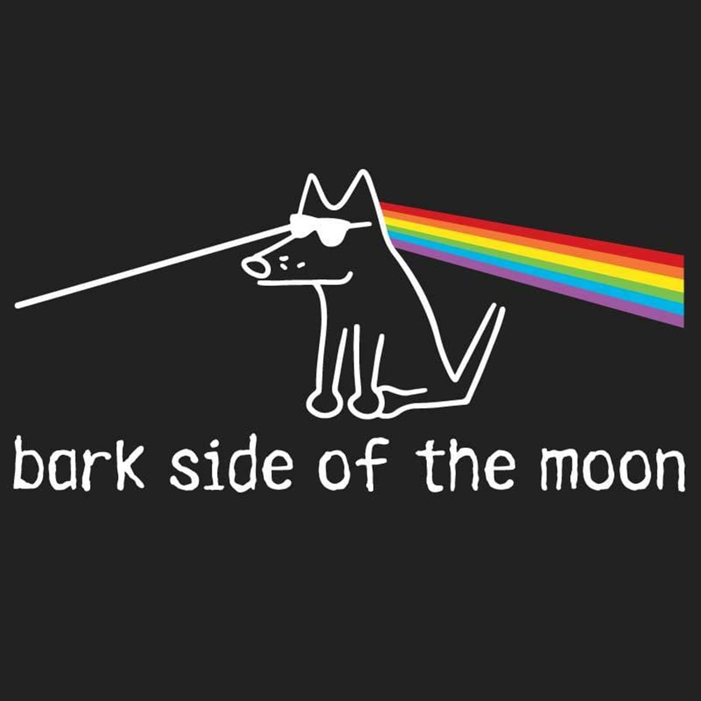 Teddy the Dog™ Bark Side of the Moon T-Shirt