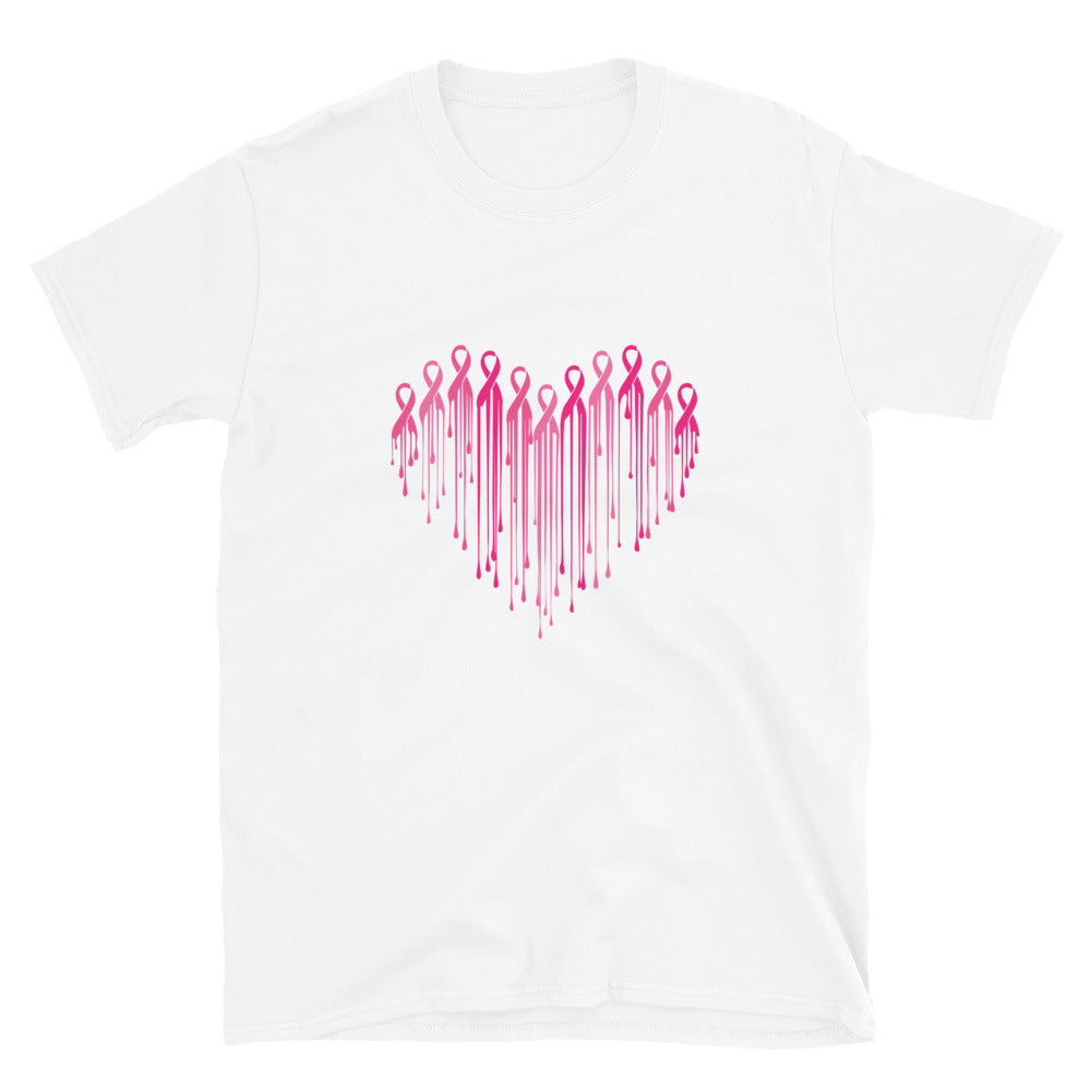 Painted Heart of Pink Ribbons T-Shirt