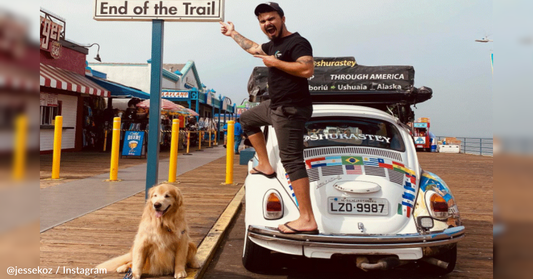 Influencer And His Dog Die In Car Collision On Multi-Country Road Trip From Basil To Alaska