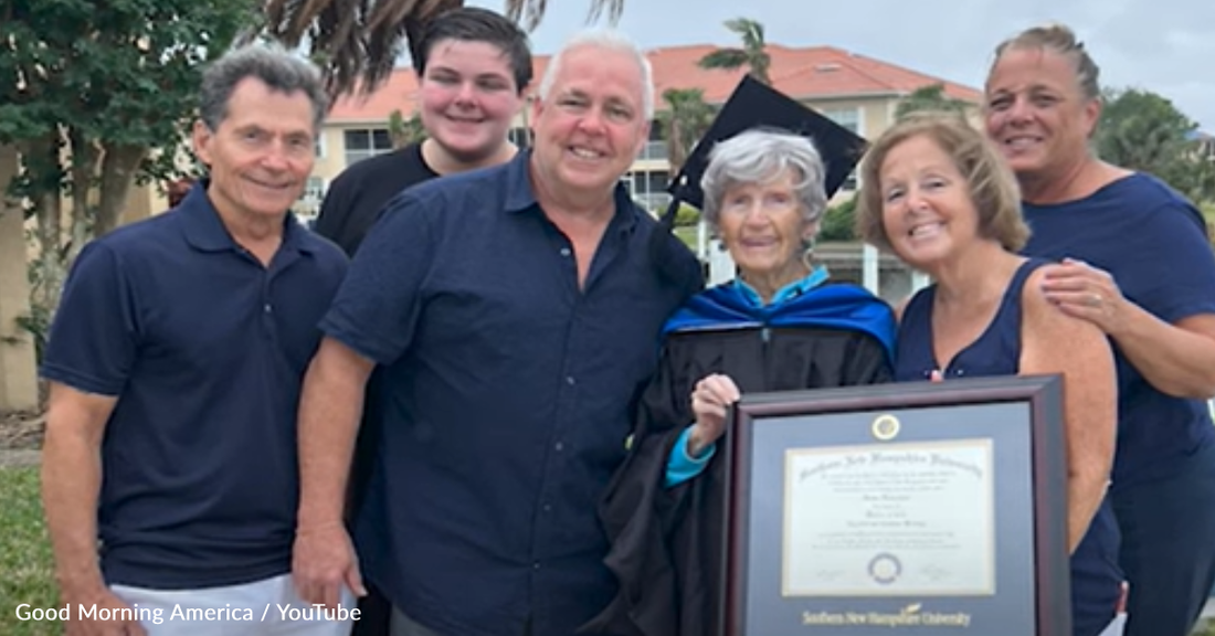 Great Grandma Graduates With Her Masters Degree At 89-Year-Old