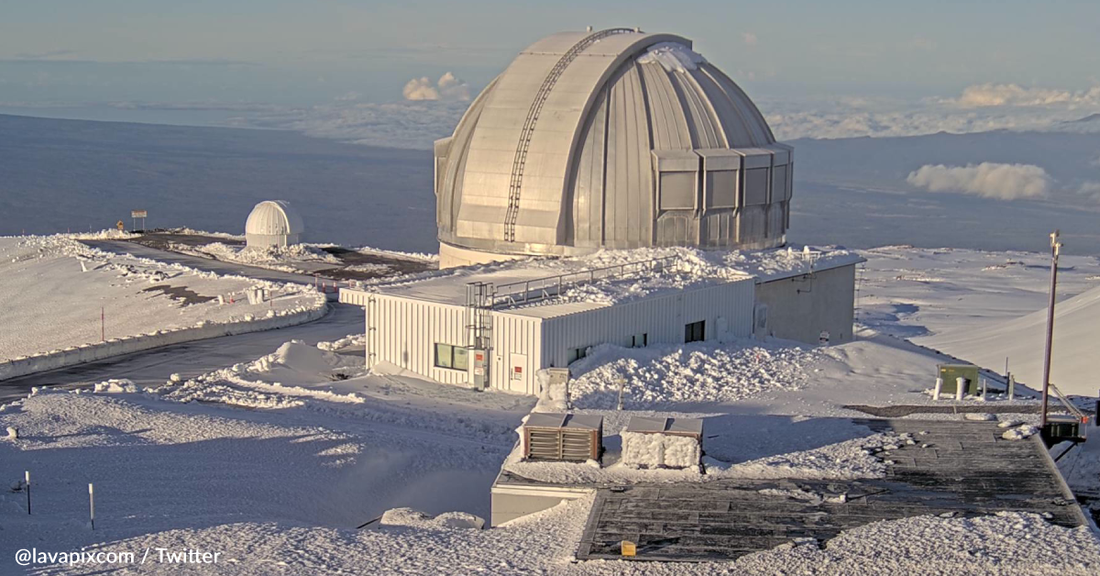 Hawaii's Peaks Are Covered In Snow Following Massive Storm