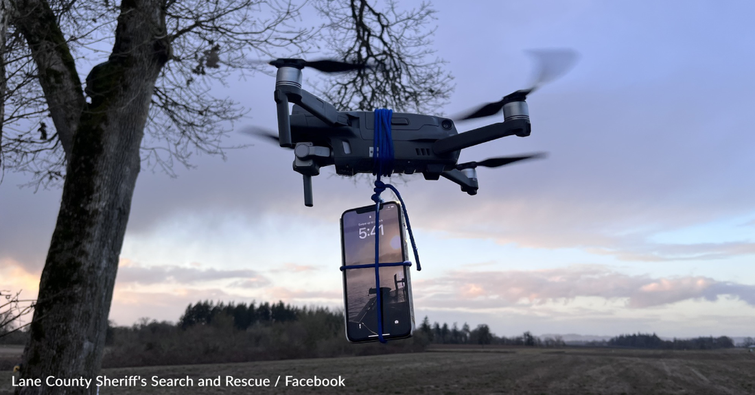 Man Stranded In Oregon Wilderness Uses Drone To Signal For Help