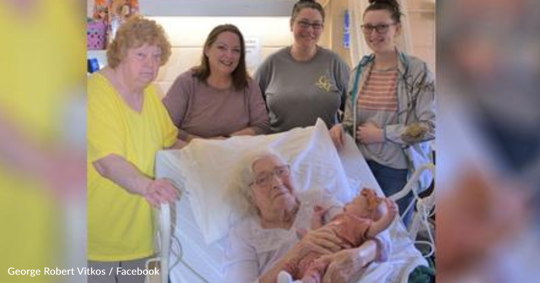 Woman With 230 Grandkids Meets Her Great Great Great Granddaughter