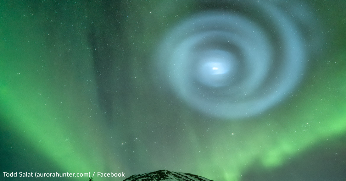 Alaska Residents Left Baffled Over Glowing Spiral Floating In The Sky