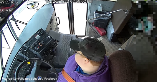 7th Grader Stops School Bus Full Of Kids After Driver Passes Out Mid-Route