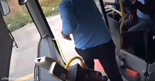 Hero Bus Driver Leaps Through Driverless Car Window To Stop It From Crashing