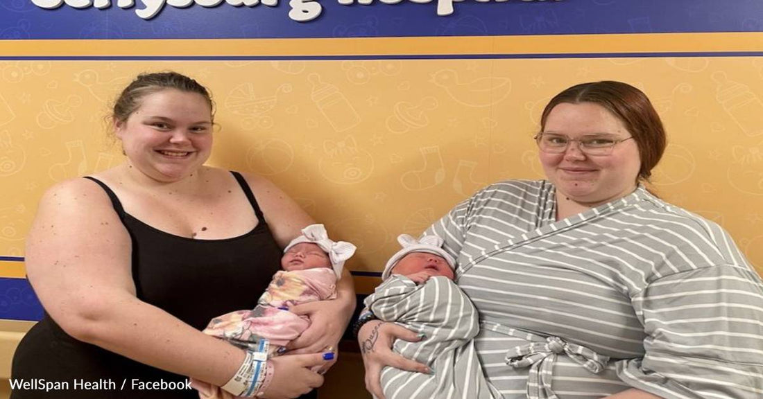 Identical Twins Give Birth Hours Apart In The Same Hospital