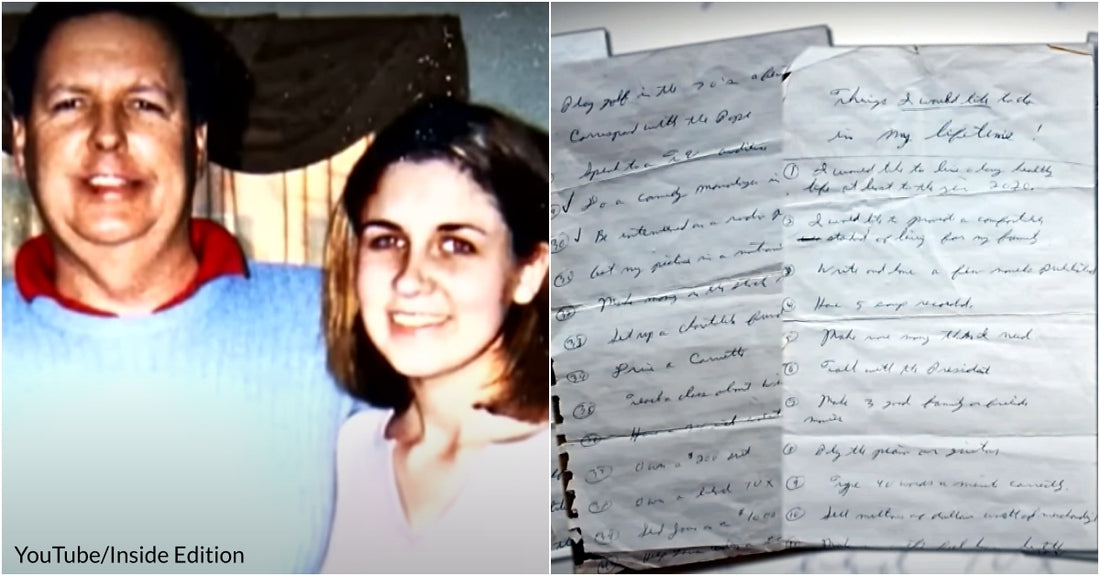 Woman Finds Father's Bucket List 13 Years After He Passes Away & Sets Out To Complete It